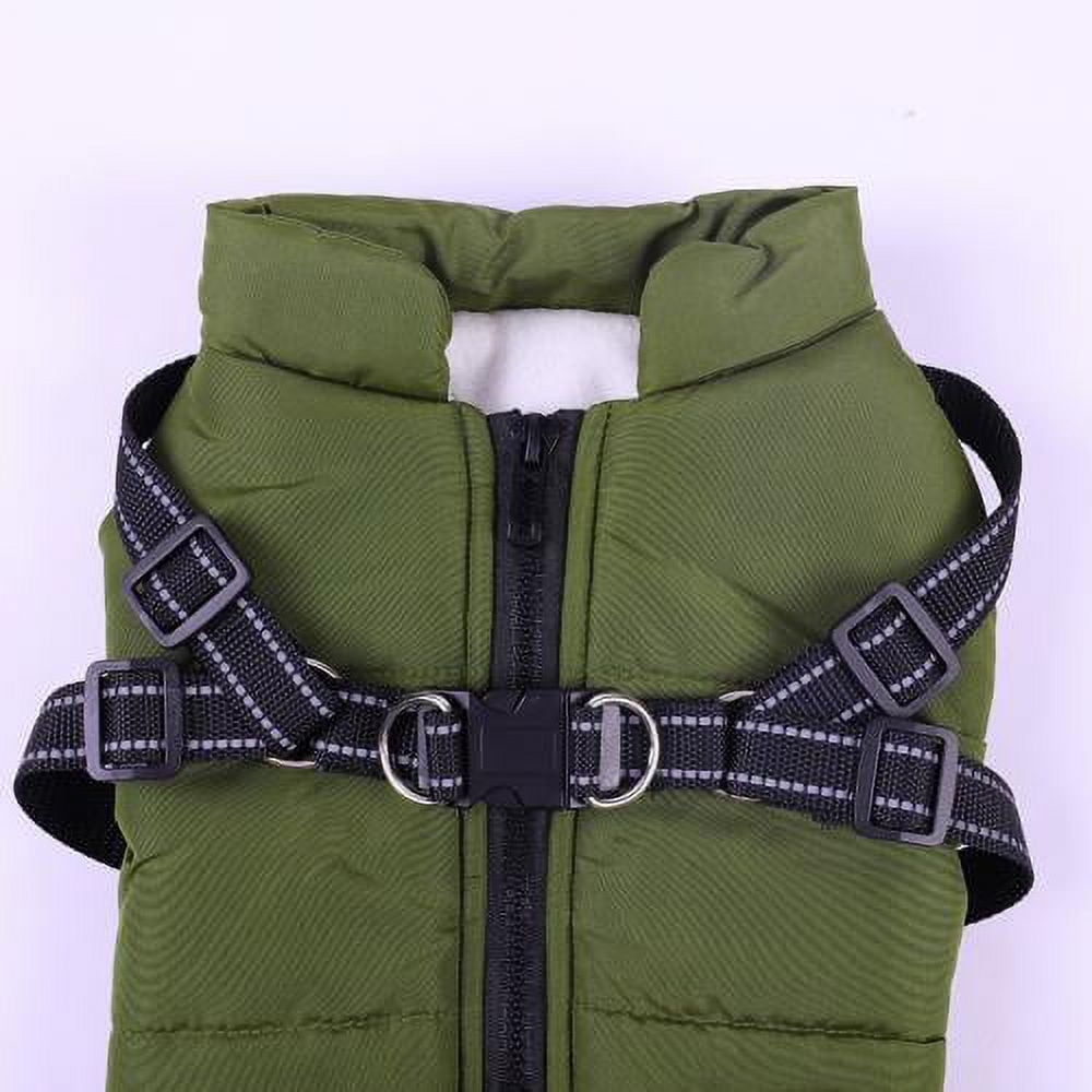 Warm Dog Jacket, Snowproof Windproof Waterproof Dog Winter Coat for Cold Weather - Soft Fleece Lining and Warm Thick Padded Dog Snow Coat for Puppy Small Medium Large Dogs 3XL green, navy blue, red, purple, black