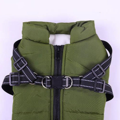 Warm Dog Jacket, Snowproof Windproof Waterproof Dog Winter Coat for Cold Weather - Soft Fleece Lining and Warm Thick Padded Dog Snow Coat for Puppy Small Medium Large Dogs 3XL green, navy blue, red, purple, black