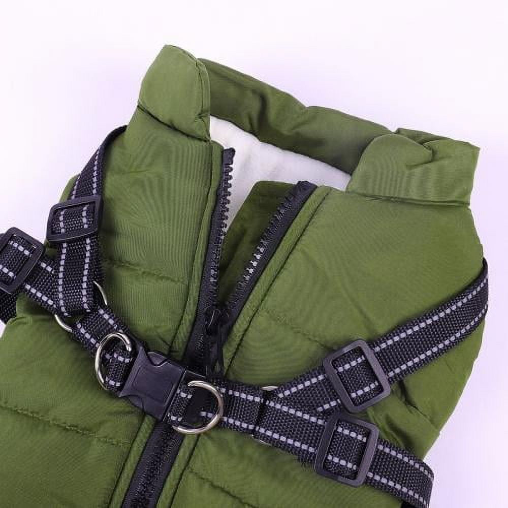 Warm Dog Jacket, Snowproof Windproof Waterproof Dog Winter Coat for Cold Weather - Soft Fleece Lining and Warm Thick Padded Dog Snow Coat for Puppy Small Medium Large Dogs M purple