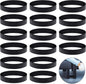 Sectional Couch Connector Tutuviw 16 Pcs Sofa Couch Leg Strap,Heavy Duty Rubber Cinch Strap Keep Prevent Sofa Sliding,Reusable Loop Cinch Quick Install Tool for Fixing Sectional Together