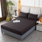 \u200b\u200bNon-Sliping Bedding Twin Fitted Sheet,Soft Elastic Fiber Bed Sheets With Deep Pocket,Machines Washable,Shrinkage And Fade Resistants 140x200x30cm Blue