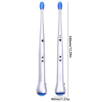 1 Pair Electronic Drumsticks, Adjustable Sensitivity Intelligent Electric Light Up Drumsticks, Electronic Air Drum Sticks, Rock Beat Drum Stick, Percussion Instrument Tool Silver
