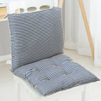 High Back Chair Cushions with Ties, 15.7" Indoor Outdoor Rocking Patio Chair Cushions, Non-skid No-Slip Onepiece Dining Chair Pad for Kitchen Dining Room Living Room Black