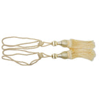 2pcs Large Tie Backs Ball Tassel Curtain Rope Tieback Gold