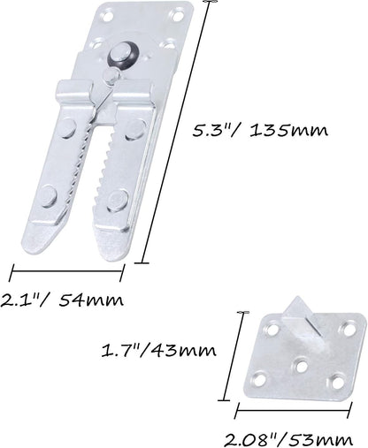 Sectional Couch Connectors, Heavy Duty Sofa Alligator Clamps Joint Clip for Modular Couch Furniture 2 Pcs