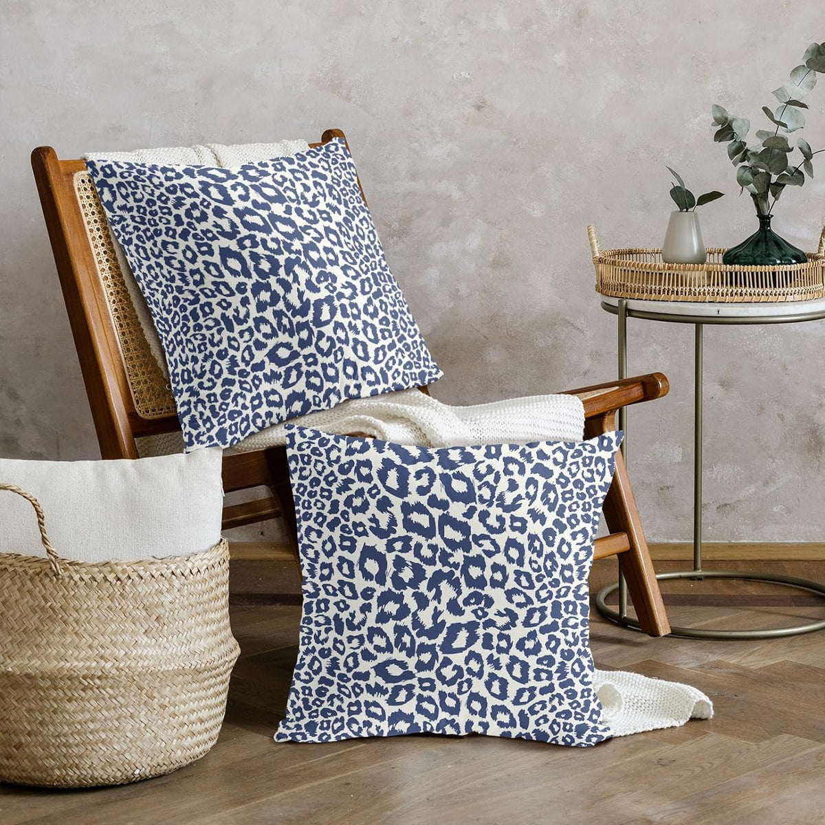 Lime Green White Leopard Print Pillow Covers 18x18 Inch Set of 2 Cheetah Animal Spots Decorative Throw Pillows For Couch Farmhouse Chinoiserie Pillow Cases Home Decor For Room Sofa Bed Porch Outdoor 18" x 18" Wine Red