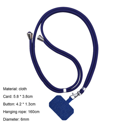 Mightlink Phone Lanyard,Universal Crossbody Cell Phone Lanyards Adjustable Shoulder Neck Straps,Cell Phone Lanyard Compatible for All Smartphones Black