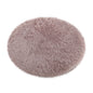 Darzheoy 16 inch Plush Dog Bed Mat Warm Fluffy Round Puppy Crate Pad with Anti-Slip Waterproof Bottom Soft Comfy Pet Kennel Mat for Small and Medium Dogs Purple