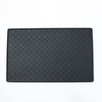 Darzheoy Dog Food Mat, Waterproof Dog Bowl Mat, Silicone Dog Mat for Food and Water, Pet Food Mat with Edges, Nonslip Dog Feeding Mat, Dog Food Mats for Floors Black