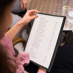 WORGEOUS Menu Covers for Restaurant Poster Display Rack Recipe Folder