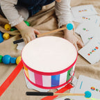 HOOWIFFY Drum Mallets Wooden Rubber 2 Pairs 8.7x1in