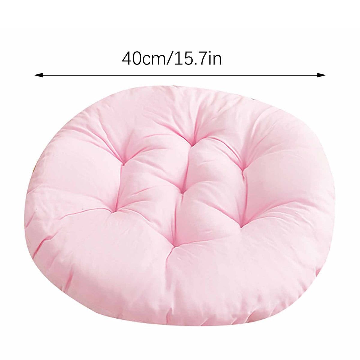 Round Seat Cushion Chair Pads for Kitchen Dining Chairs, Soft Comfort Chair Mat Pillow Cushions for Office Desk Living Room 16 Blue