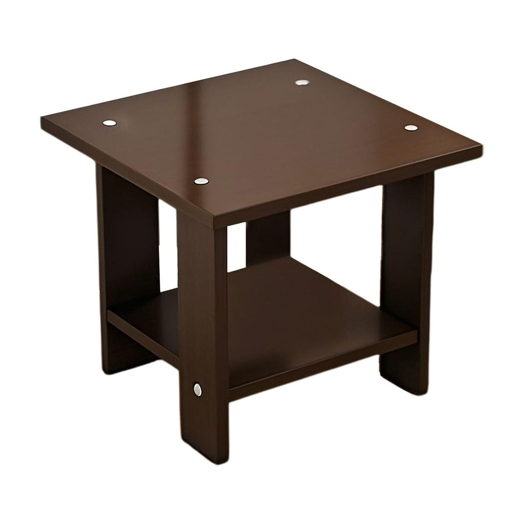 Compact Multi-Functional Side Table, Small Accent End Table for Sofa, Bedside, Living Room & Apartment, Portable Tea Table Nightstand Black
