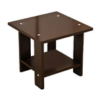 Compact Multi-Functional Side Table, Small Accent End Table for Sofa, Bedside, Living Room & Apartment, Portable Tea Table Nightstand Black