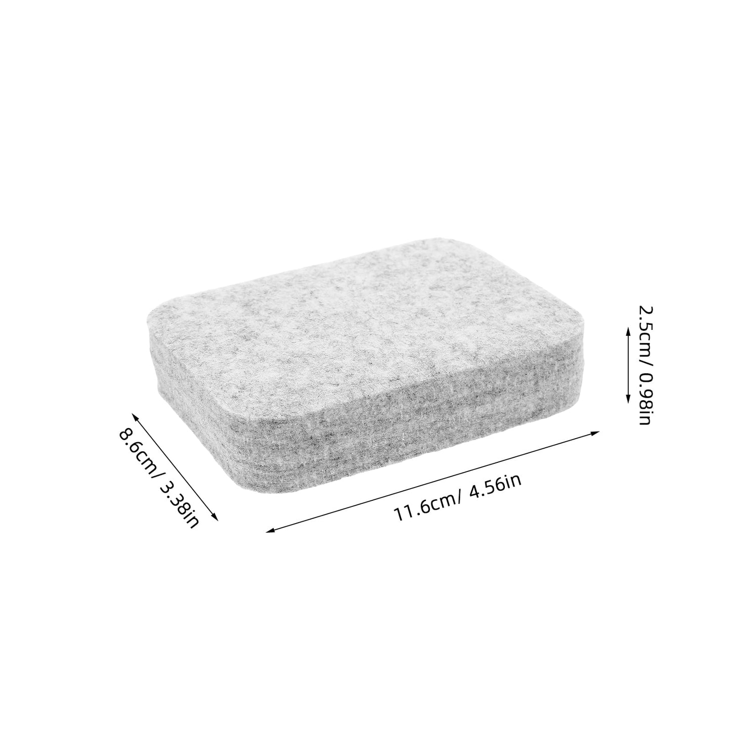 HOOWIFFY High Density Grey Needle Felting Cushion with Wool Material for Home and Studio