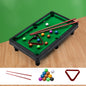 Lksixu Tabletop Pool, Mini Pool Table Table Billiards Game Set With 2 Sticks & 11 Balls Home Office Desk Stress Relief Games Children's Gifts，Travel-Friendly & Office Desk Games, Bartop, or Home Use 27.5x19.2x7.5cm(12x6.9x2.8in).