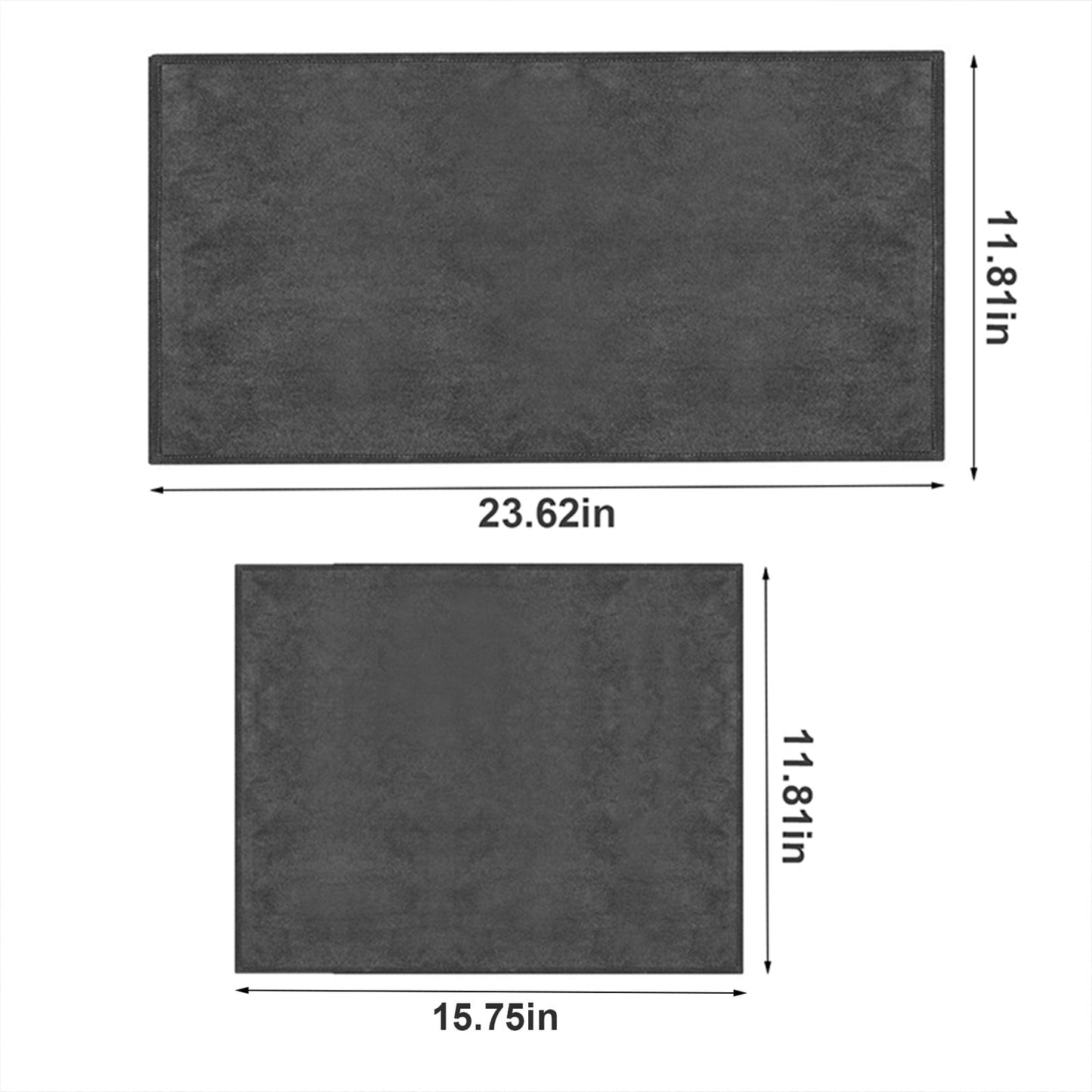 Chmadoxn Screens Cleaning Microfiber Cloth,Streak Free Lint Free Large Rag for TV, Computer, Camera Lenses, Eyeglasses, Phones, Electronics Devices & All Delicate Surface 11.81×11.81 in Gray