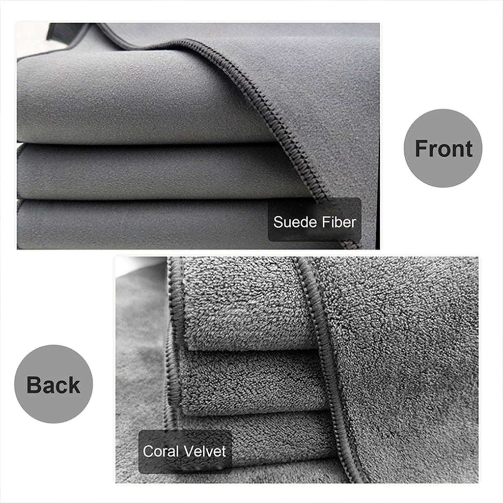 Chmadoxn Screens Cleaning Microfiber Cloth,Streak Free Lint Free Large Rag for TV, Computer, Camera Lenses, Eyeglasses, Phones, Electronics Devices & All Delicate Surface 11.81×23.62 in Gray