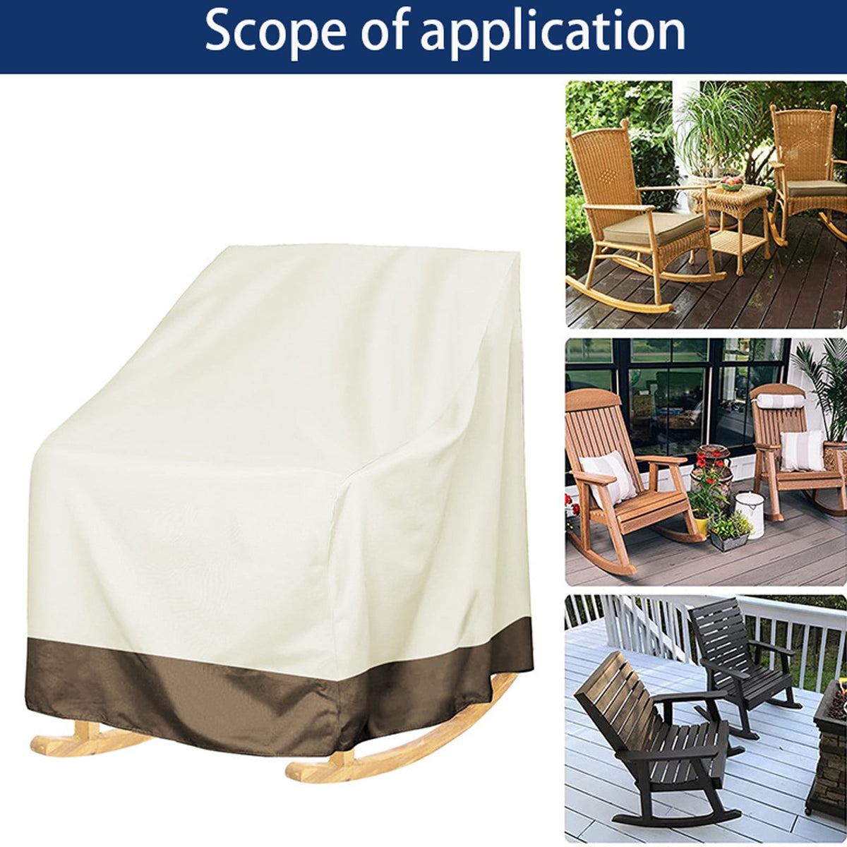 Patio Benches Loveseat Covers, Heavy Duty Patio Deep Bench Loveseat Cover, Waterproof Outdoor Deep Sofa Cover, Lawn Patio Furniture Covers with Air Vent 39×32.7×27.6 in Beige
