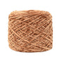 Chmadoxn DIY Velvet Chenille Yarn,Bulky Luxury Chenille Yarn for Crochet Hat Scarf Brown