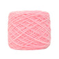 Chmadoxn DIY Velvet Chenille Yarn,Bulky Luxury Chenille Yarn for Crochet Hat Scarf Pink