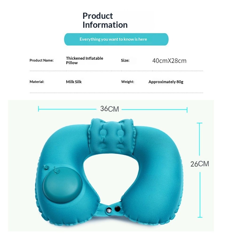 2 Pcs Inflatable Bath Pillows for Tub Bath Head and Neck U Shaped Blow up Full Body Travel Pillow with Adjustable Button Bath Tub Pillows for Airplanes Shower Spa
