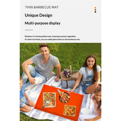 36" Silicone Griddle Mat 36 Inch Grill, Heavy Duty Food Grade Silicone Griddle Cover, Protect Your Grill from Dirt & Rust All Year Round