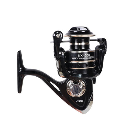 Fishing Reel, Front Drag  Fishing Reel Spinning Reels Metal Spool and Handle for Saltwater and Freshwater Fishing