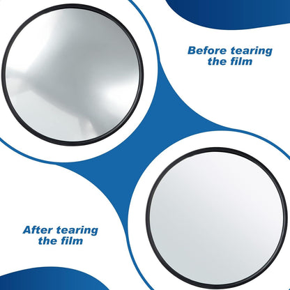 1Pcs Convex Mirror Acrylic Safety Security Traffic Corner Mirrors Adjustable Wide Angle View with Fixing Bracket for Indoor Outdoor Garage School Classroom Warehouse(12 Inch)