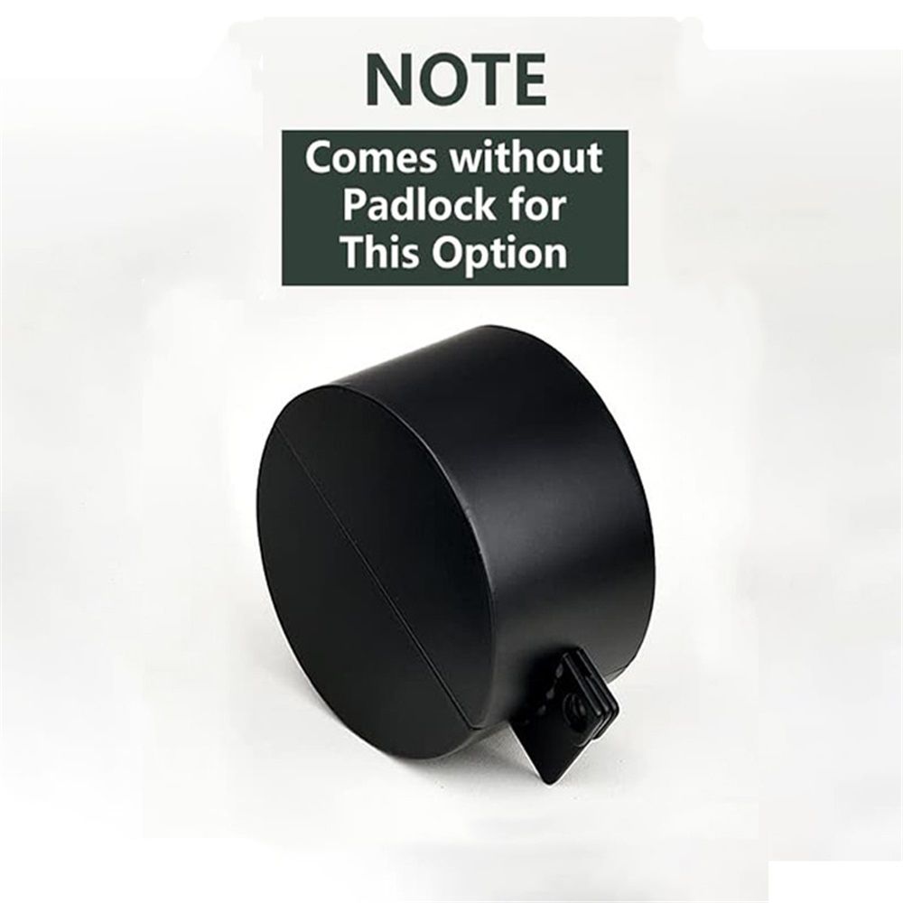 Door Knob Lockout Device, Cover to Disable The Doorknob/Faucet/Valve, Prevents Turning of Door Knob and Access to Keyhole, Prevents Operating The Knob (Without Padlock)