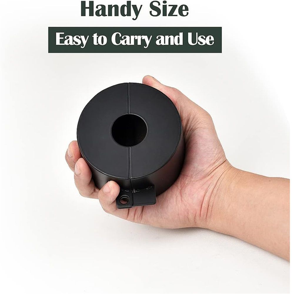 Door Knob Lockout Device, Cover to Disable The Doorknob/Faucet/Valve, Prevents Turning of Door Knob and Access to Keyhole, Prevents Operating The Knob (Without Padlock)