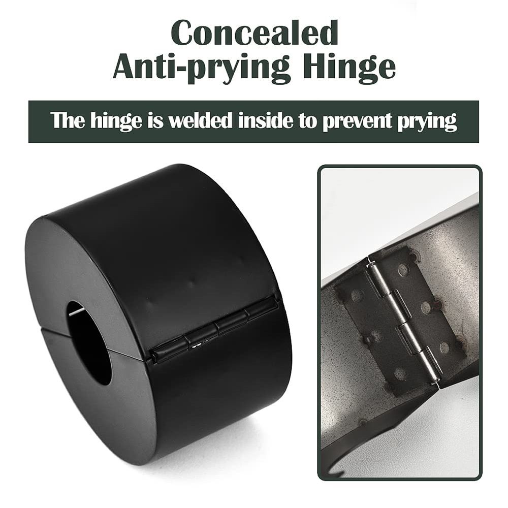 Door Knob Lockout Device, Cover to Disable The Doorknob/Faucet/Valve, Prevents Turning of Door Knob and Access to Keyhole, Prevents Operating The Knob (Without Padlock)