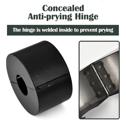 Door Knob Lockout Device, Cover to Disable The Doorknob/Faucet/Valve, Prevents Turning of Door Knob and Access to Keyhole, Prevents Operating The Knob (Without Padlock)