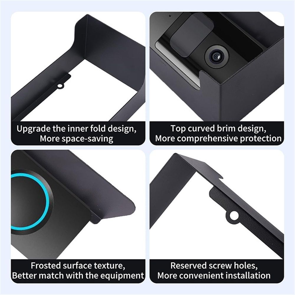 Metal Doorbell Cover Compatible with Doorbell,  Smart Garage Door Video Keypad Protector, Weatherproof Access Control Keypad Cover,