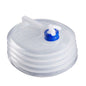 Collapsible Water Container, 3LPortable Folding Water Carrier with Tap, BPA Free Water Carrier Tanks - Water Storage for Camping, Hiking, Climbing, Outdoor, Fishing, Travel
