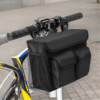 Electric Scooter Bag Wheelchair Bag, Scooter Storage Bag with 14-Inch Laptop Pocket and Cup Holders, Durable Basket for Scooter, Wheelchair and Bike, Mobility Scooter Accessories (Black)