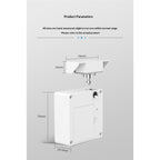 Drawer Lock  Works , Smart Cabinet Locks  Hidden Magnetic Lock Locker, for Secret Storage Compartment Furniture,NFC Wooden Cupboard Wardrobe