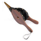 Indoor and outdoor camping barbecue wooden blower hand corrugated pipe pump pit barbecue tool accessories brown (30 * 13)