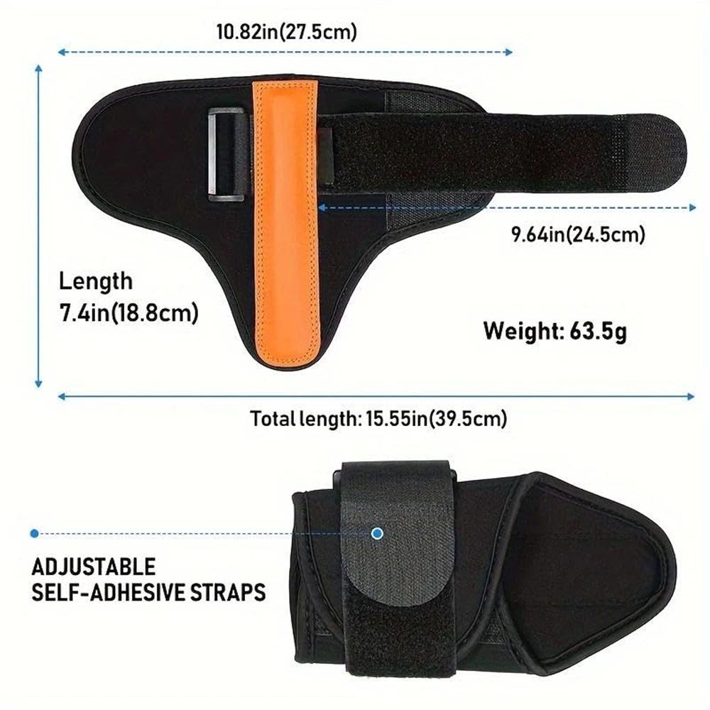 Golf Swing Training Kit with Wrist Stabilizer & Arm Support Band - Improve Posture, Accuracy & Power for Men Women Golfers orange