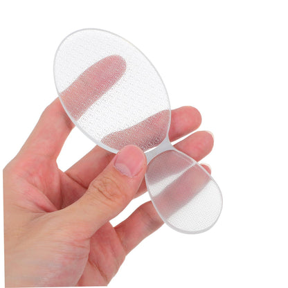 2pcs Glass Foot File 8-Shaped Rough and Smooth Sides Callus Remover Feet Heel Scrubber Dead Skin Scraper Pumice Stone Professional Pedicure Tools for Women and Men