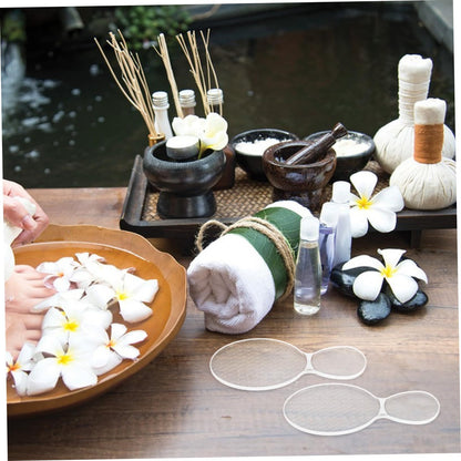 2pcs Glass Foot File 8-Shaped Rough and Smooth Sides Callus Remover Feet Heel Scrubber Dead Skin Scraper Pumice Stone Professional Pedicure Tools for Women and Men