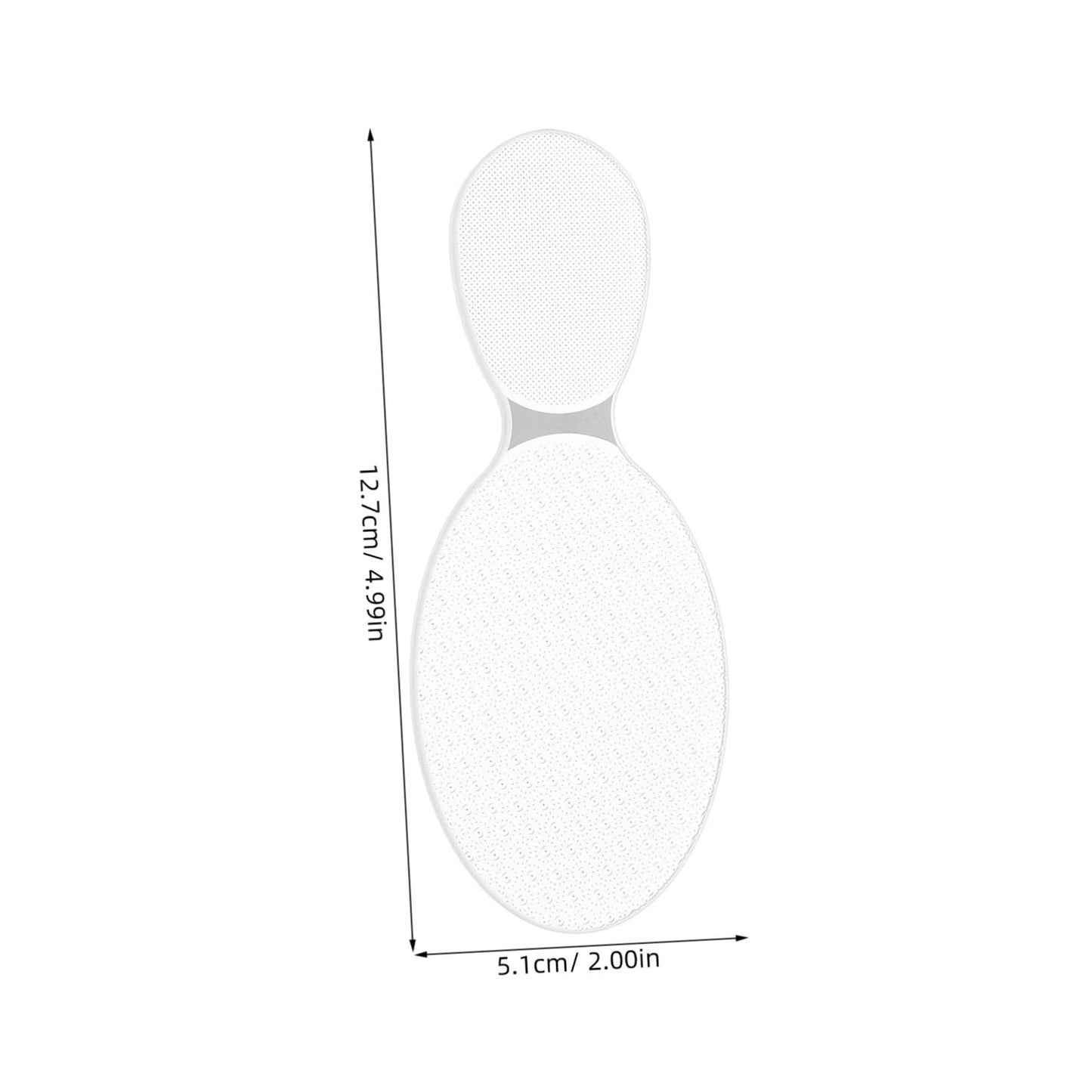 2pcs Glass Foot File 8-Shaped Rough and Smooth Sides Callus Remover Feet Heel Scrubber Dead Skin Scraper Pumice Stone Professional Pedicure Tools for Women and Men
