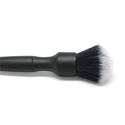 Detailing Brush - Ultra-Soft Bristles, Comfortable Grip and Scratch-Free Cleaning for Exterior, Interior, Emblems, Badges, and Instrument/Guage Panels. (black, Long)
