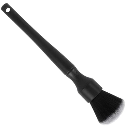 Detailing Brush - Ultra-Soft Bristles, Comfortable Grip and Scratch-Free Cleaning for Exterior, Interior, Emblems, Badges, and Instrument/Guage Panels. (black, Long)