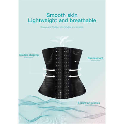 Waist Trainer for Women Corset Shapewear Tummy Control Slimming Body Shaper Girdle Waist Cincher Belly Band（L）