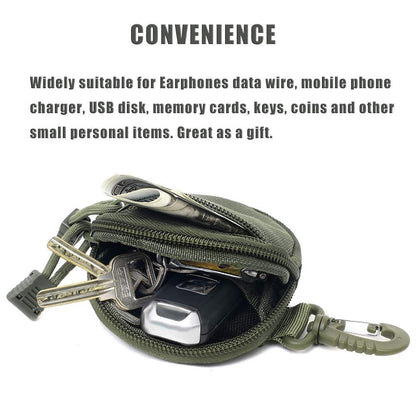 3 pack Small Pouch Accessories, Upgraded Pouches Gear, Bag Case as Coin Purse Keychain, Case Wallet, Wireless Headset Pack