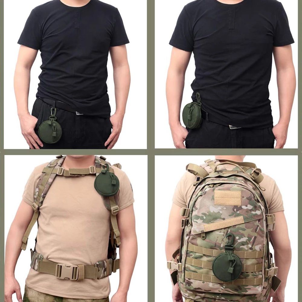 3 pack Small Pouch Accessories, Upgraded Pouches Gear, Bag Case as Coin Purse Keychain, Case Wallet, Wireless Headset Pack
