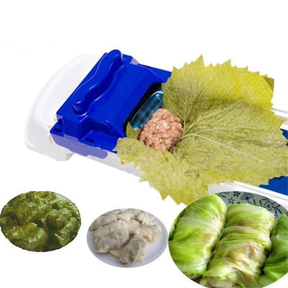 2 pack Stuffed Vine Leaf Rolling Grape & Cabbage Leaves Roller Machine, for Stuffed Food with Meat, Ideal for Beginners Family Use