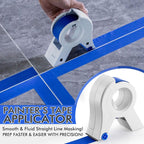 Hand Masker Tape Dispenser, Floor Tape Applicator, Applies Painter's Tape to Masking Film or Paper Continuously, Ergonomic Tape Dispenser for Wall and Floor Painting（Excluding paper tape）