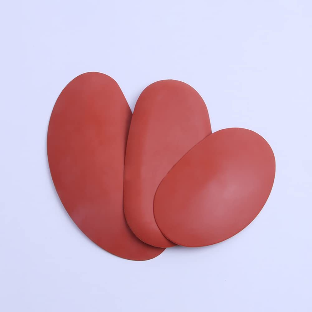 2 set Pottery Clay Ribs Soft Rubber Pottery Rib Crafting Tools Clay Sculpture Tools- 3 different sizes（A total of 6 products）